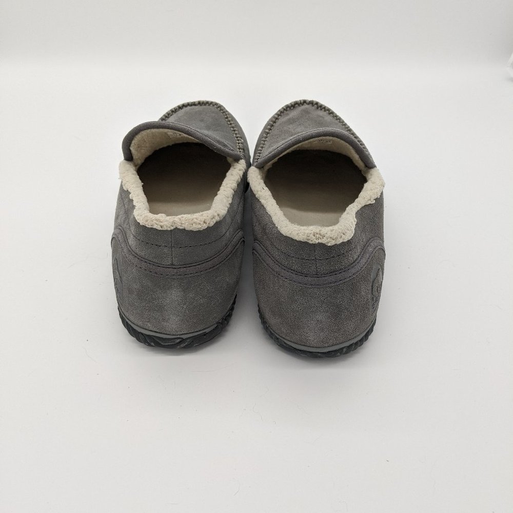 Sorel Men's Suede Gray Dude Moc Slippers Size 10.5 - Picture 6 of 8
